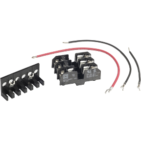 Schneider Electric Midget Fuse Block; 3-pole